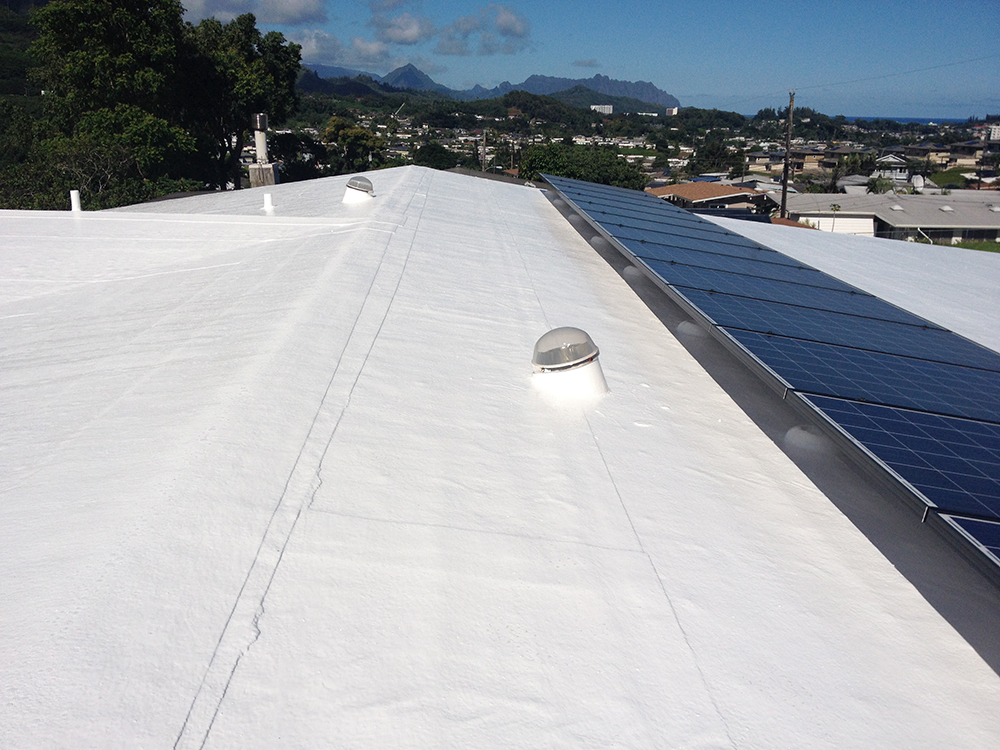 Roof Coating Job for Oahu Warehouse